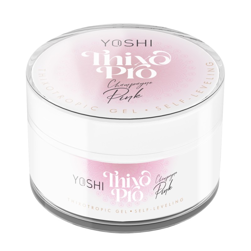 Yoshi - Żel Samopoziomujący UV/LED Thixo Pro Champagne Pink 50ml