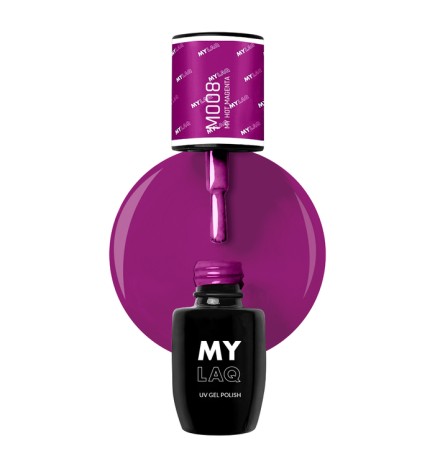 Lakier Hybrydowy MyLaq M008 My Hot Magenta 5ml