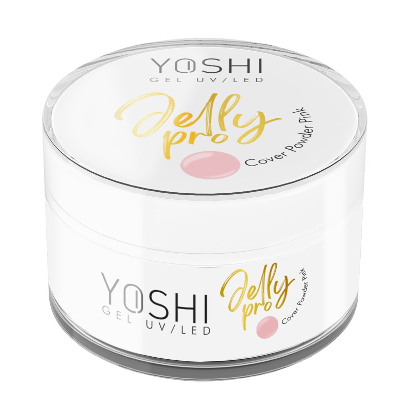 Yoshi - Żel Budujący UV/LED Jelly Pro Cover Powder Pink 15ml