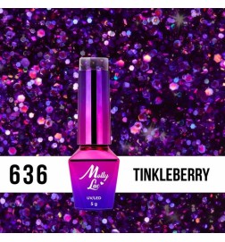 Lakier Hybrydowy MollyLac Spotlight Tinkleberry Nr.636 5ml