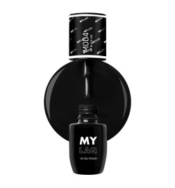 Lakier Hybrydowy MyLaq M004 My Black Ink 5ml