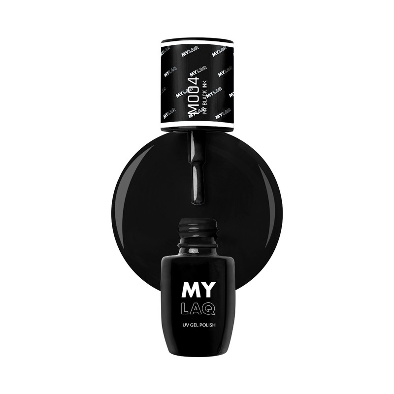 Lakier Hybrydowy MyLaq M004 My Black Ink 5ml