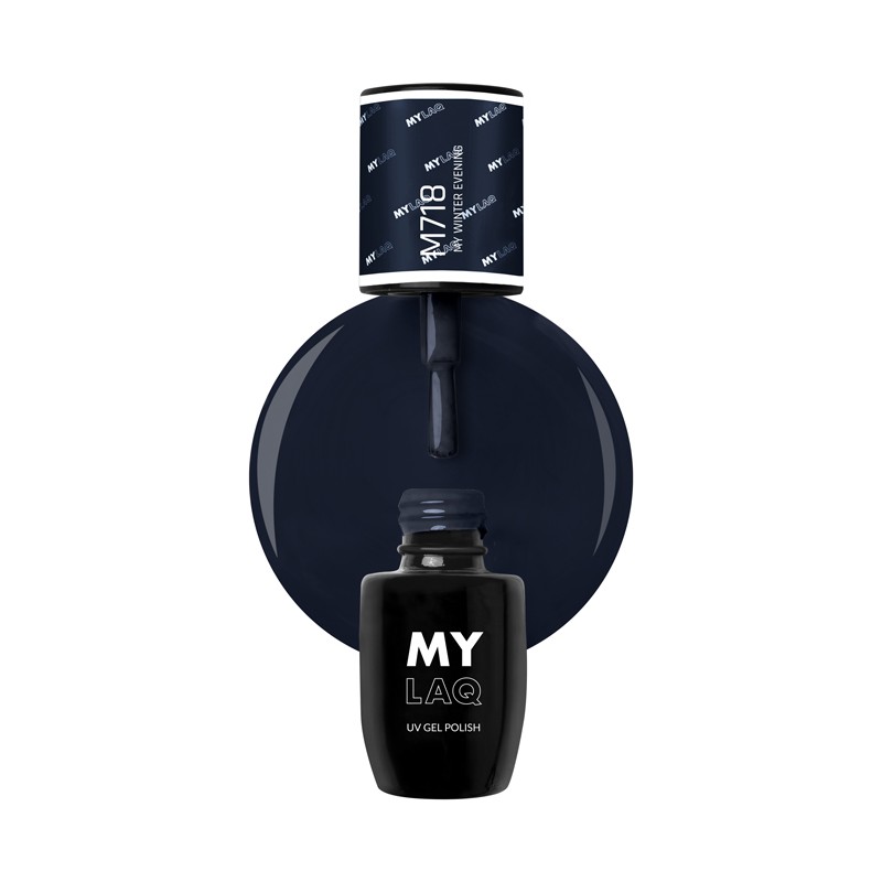 Lakier Hybrydowy MyLaq M718 My Winter Evening 5ml