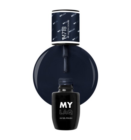 Lakier Hybrydowy MyLaq M718 My Winter Evening 5ml