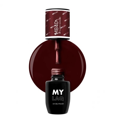 Lakier Hybrydowy MyLaq M840 My Classy Burgundy 5ml