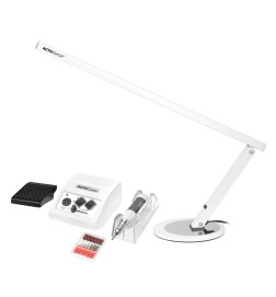 Frezarka Activ Power Jd500 White + Lampka Na Biurko Slim 20w Biała