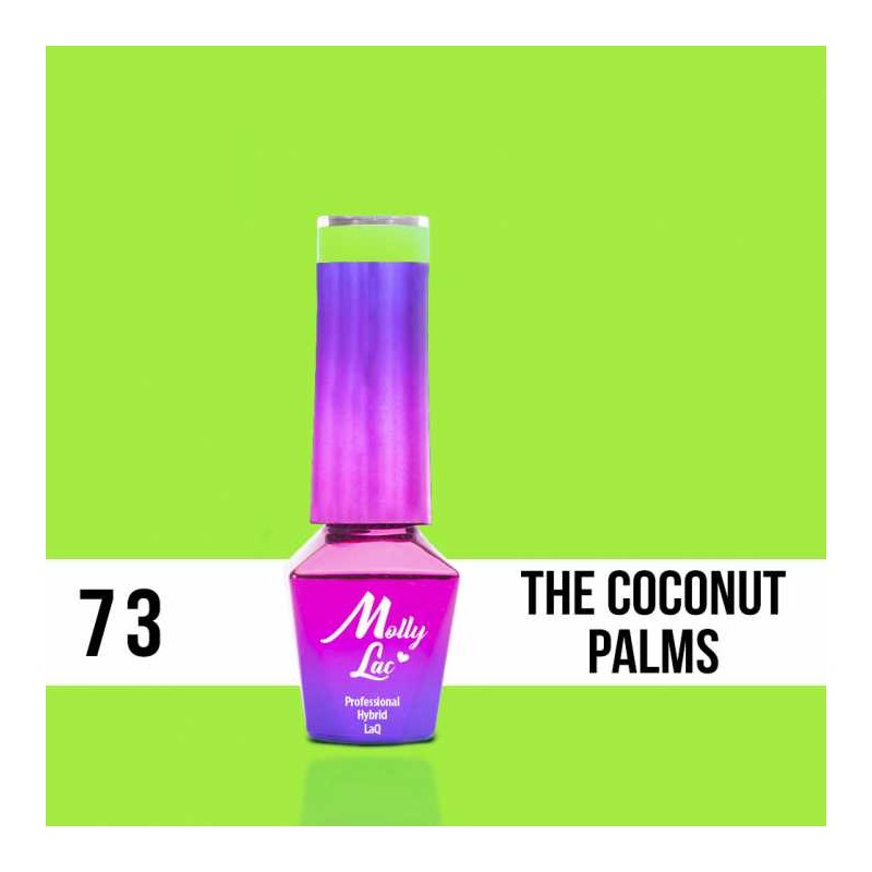 Lakier Hybrydowy MollyLac Women in Paradise The Coconut Palms nr.73 5ml