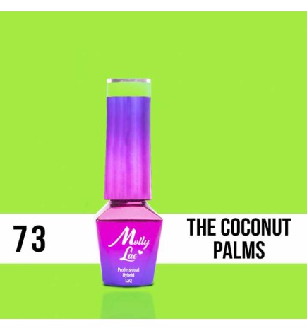 Lakier Hybrydowy MollyLac Women in Paradise The Coconut Palms nr.73 5ml