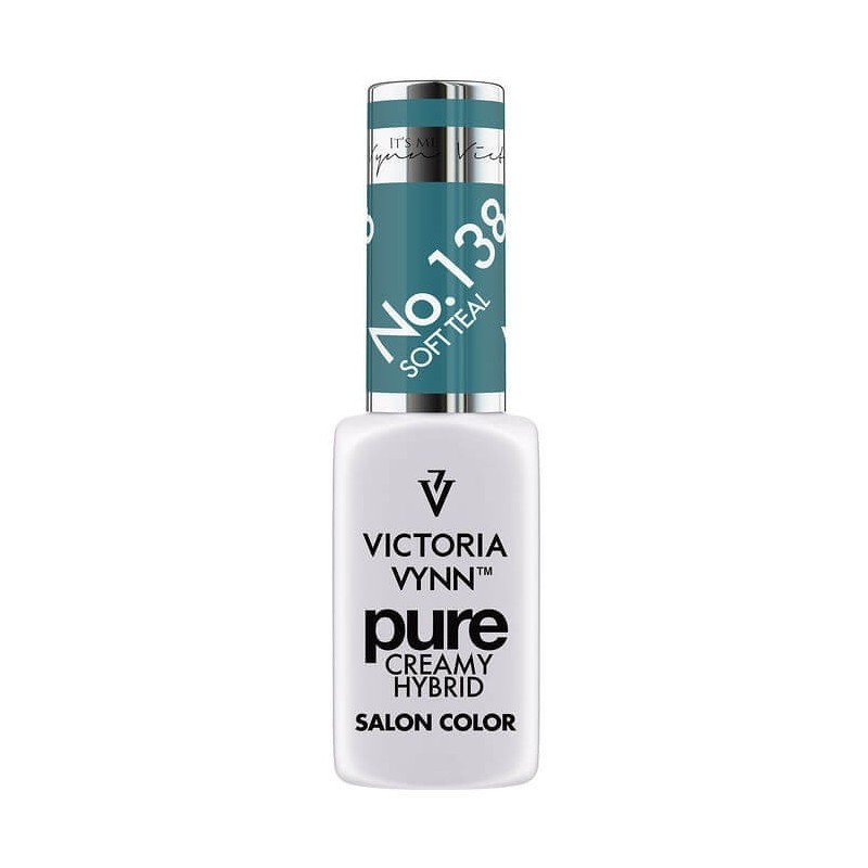 Lakier Hybrydowy Victoria Vynn Pure Creamy Hybrid No.138 Soft Teal 8ml