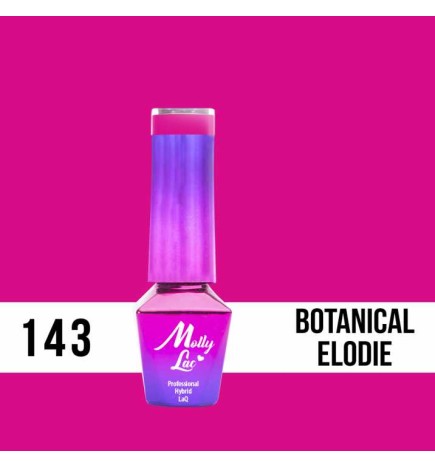 Lakier Hybrydowy MollyLac Flamingo Botanical Elodie Nr.143 5ml