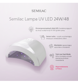 Semilac UV LED LAMPA 24W/48 2.0