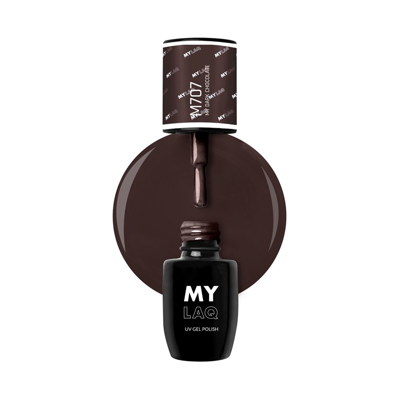 Lakier Hybrydowy MyLaq M707 My Dark Chocolate 5ml