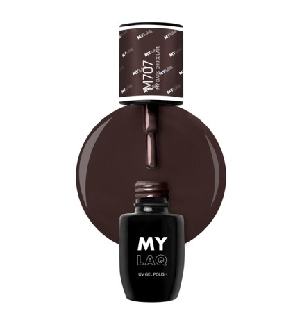 Lakier Hybrydowy MyLaq M707 My Dark Chocolate 5ml