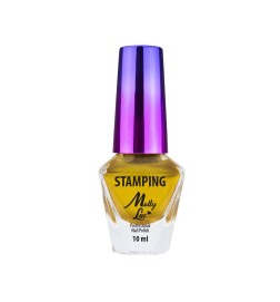 Molly Lac Lakier Do Stempli I Stampingu 10 Ml Złoty Nr 4