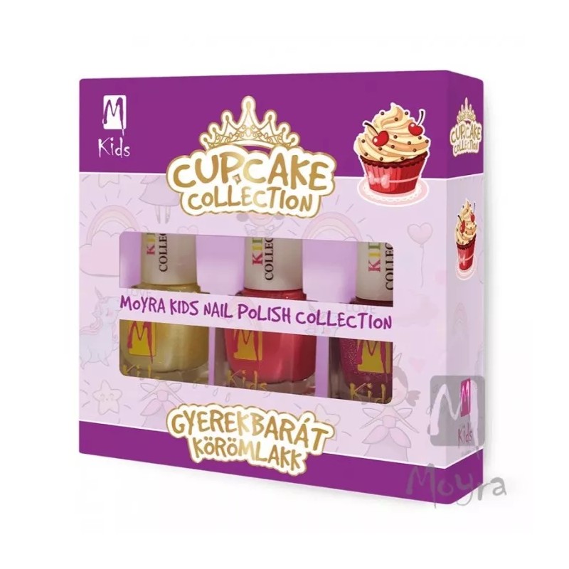 Moyra Zestaw Lakierów Kids Nail Polish Set Cupcake Collection