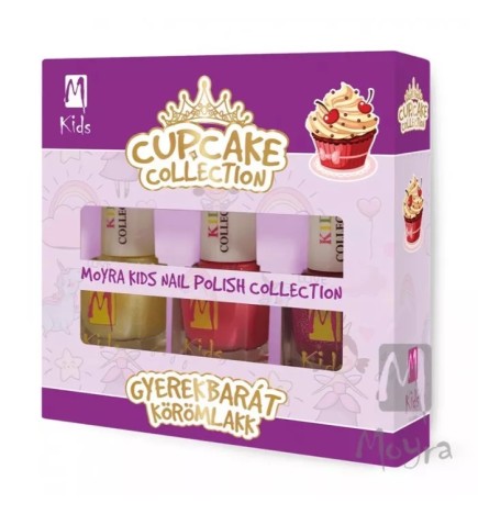 Moyra Zestaw Lakierów Kids Nail Polish Set Cupcake Collection