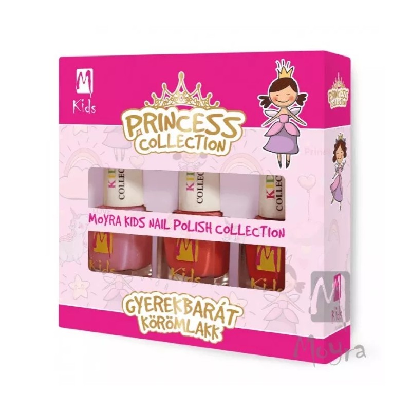 Moyra Zestaw Lakierów Kids Nail Polish Set Princess Collection