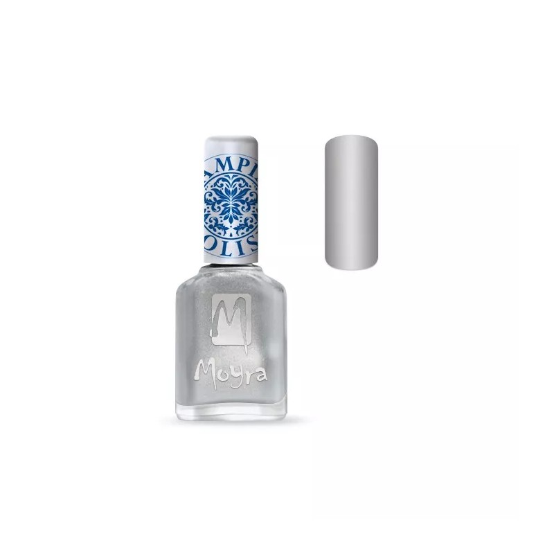 Moyra Lakier Do Stempli 08 Silver 12 Ml