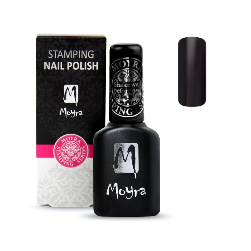 Moyra Lakier Do Stempli Smart 01 Black 12 Ml