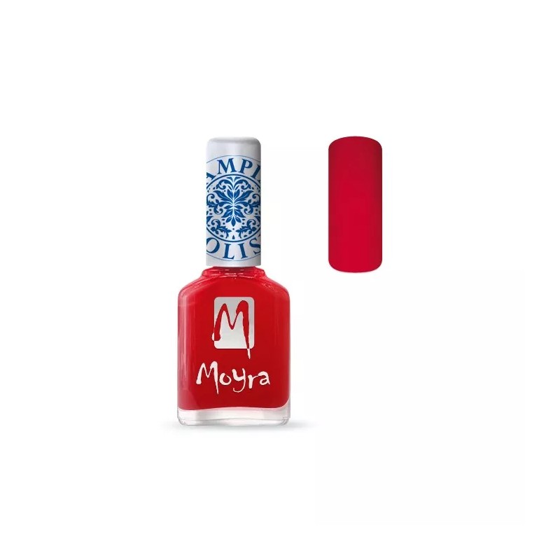 Moyra Lakier Do Stempli 02 Red 12 Ml