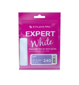 Staleks Pro Expert White DFE-51-240w Nakładki Jednorazowe Białe Do Polerki Gradacja 240 10 Sztuk