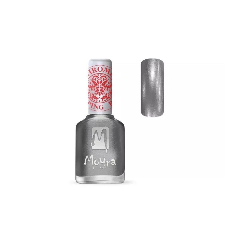 Moyra Lakier Do Stempli 24 Chrome Silver 12 Ml