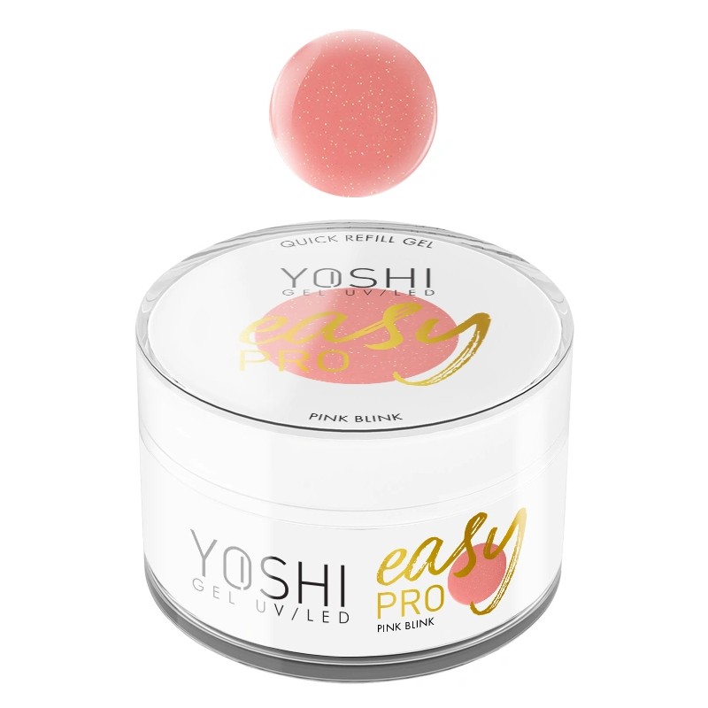 Yoshi - Żel UV/LED Easy Pro Pink Blink 15ml