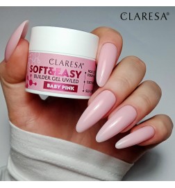 Claresa - Żel budujący SOFT&EASY builder gel baby pink 12g