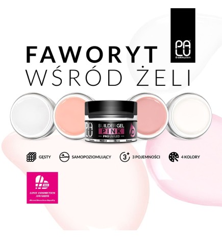 Palu - Żel Budujący Builder Gel Pink/50g