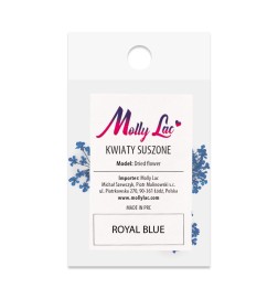 Mollylac Ozdoba Do Paznokci Suszone Kwiatki Royal Blue