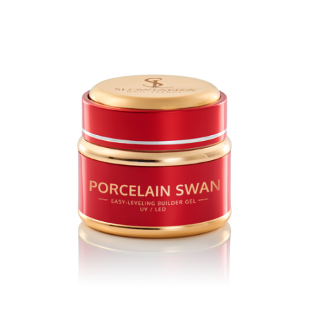 Slowianka - Żel konstrukcyjny (budujący) easy leveling Porcelain Swan 50g