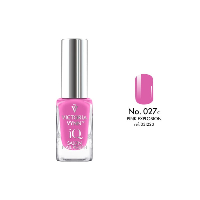 Lakier do Paznokci Klasyczny IQ Salon Nail Polish 027 Pink Explosion 9ml