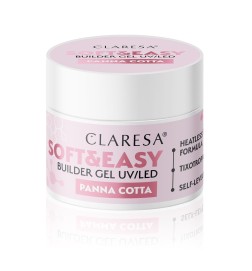 Claresa - Żel budujący SOFT&EASY Builder Gel Panna Cotta 12g