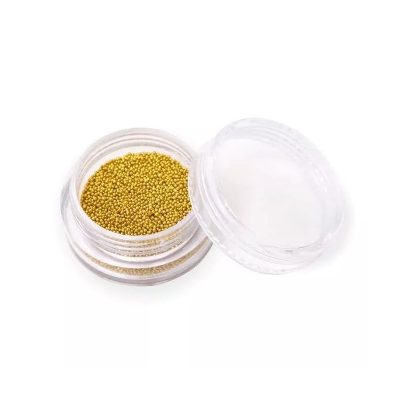 Moyra Caviar Beads 02 Gold 0,8 Mm 10g