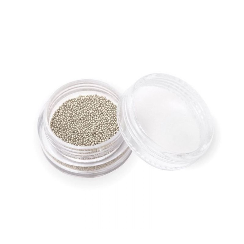 Moyra Caviar Beads 01 Silver 0,8 Mm 10g