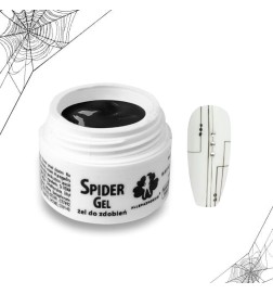 Żel Do Zdobień Spider Gel Czarny Black 3 Ml