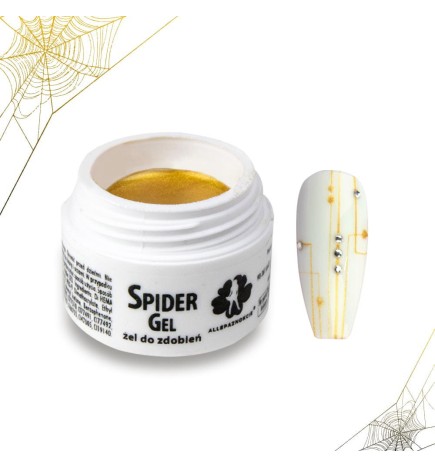 Żel Do Zdobień Spider Gel Złoty Gold 3 Ml