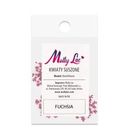 Mollylac Ozdoba Do Paznokci Suszone Kwiatki Fuchsia