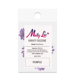 Mollylac Ozdoba Do Paznokci Suszone Kwiatki Purple