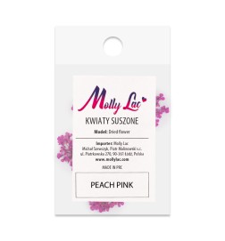 Mollylac Ozdoba Do Paznokci Suszone Kwiatki Peach Pink