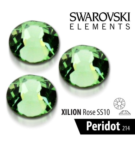 Ozdoba Do Paznokci Cyrkonie Swarovski SS10 214 Peridot Ok.50 Szt