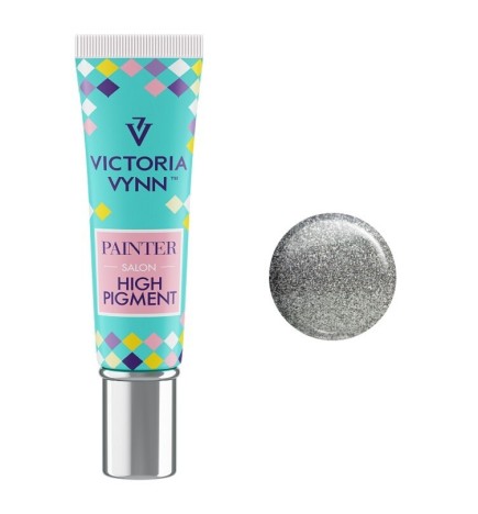 Victoria Vynn Painter High Pigment Pigment Do Zdobień Paznokci 001 Silver 7ml