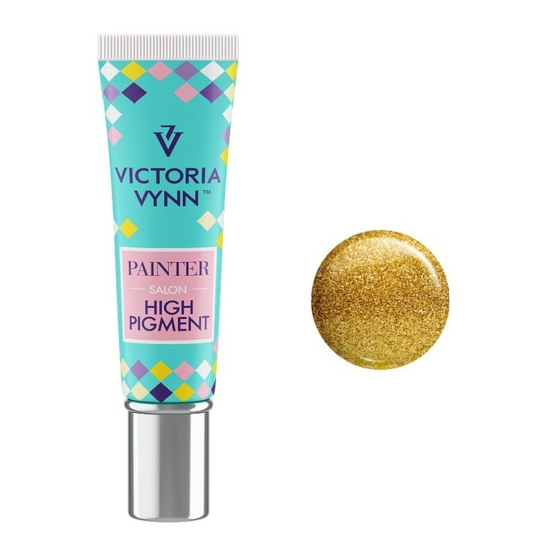 Victoria Vynn Painter High Pigment Pigment Do Zdobień Paznokci 002 Gold 7ml