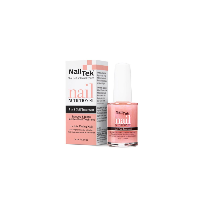 Nail Tek Nutritionist Bamboo & Biotin 5 in 1 Nail Treatment Odżywka Z Ekstraktem Z Bambusa I Biotyną