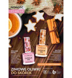 Claresa Oliwka Do Skórek Zimowa Salted Caramel 5 ml