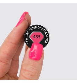 Lakier Hybrydowy Semilac 435 Friendly Magenta 7ml