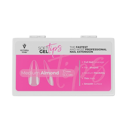 Victoria Vynn SOFT GEL TIPS Set with Medium Almond