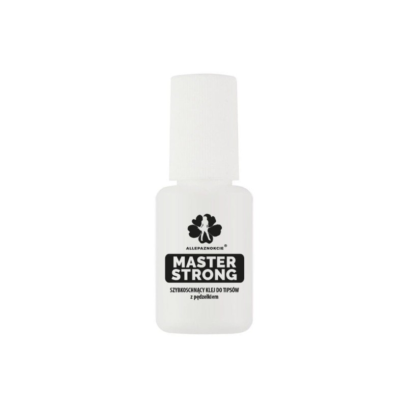 Szybkoschnący Klej Do Tipsów Z Pędzelkiem Master Strong Nail Glue 10 G