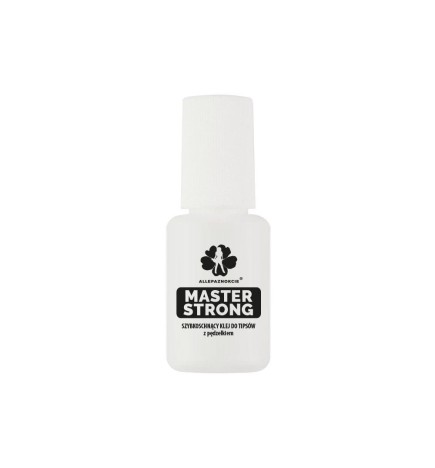 Szybkoschnący Klej Do Tipsów Z Pędzelkiem Master Strong Nail Glue 10 G