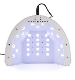 Lampa Do Paznokci UV/LED 48W Do Lakierów Hybrydowych Żelowych Allelux 1 Holograficzna Srebrna